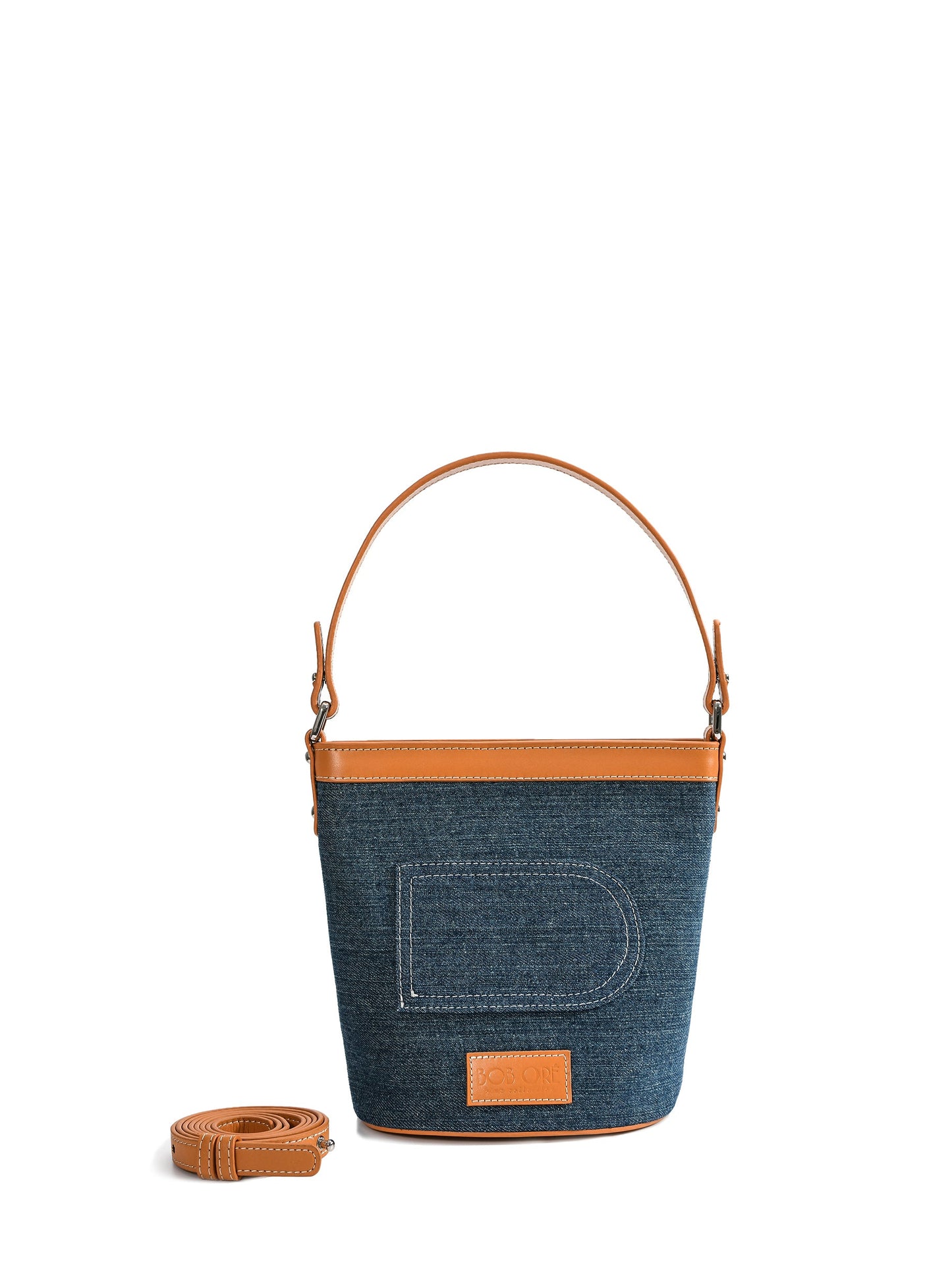 Dorothy Middle Size Bucket Bag, Denim