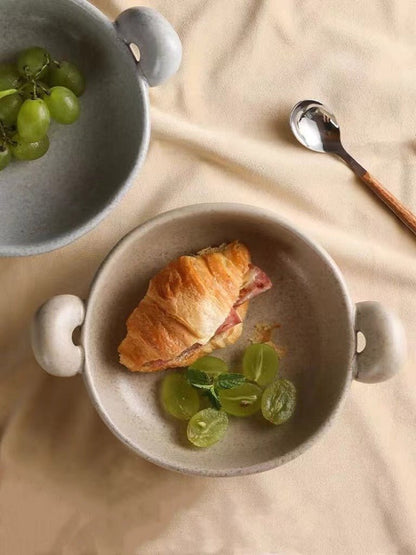 Big-ears Ceramic Pasta Bowl