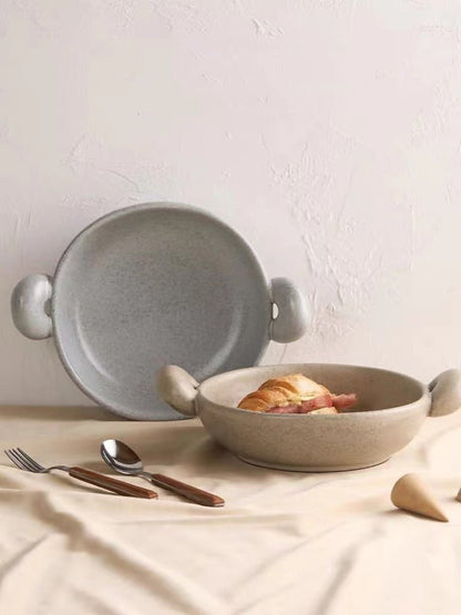 Big-ears Ceramic Pasta Bowl