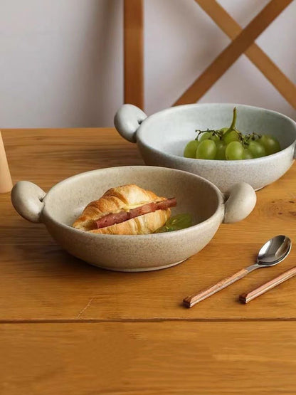 Big-ears Ceramic Pasta Bowl