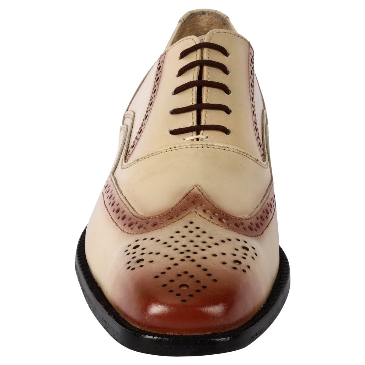 Bubble Leather Oxford Style Dress Shoes