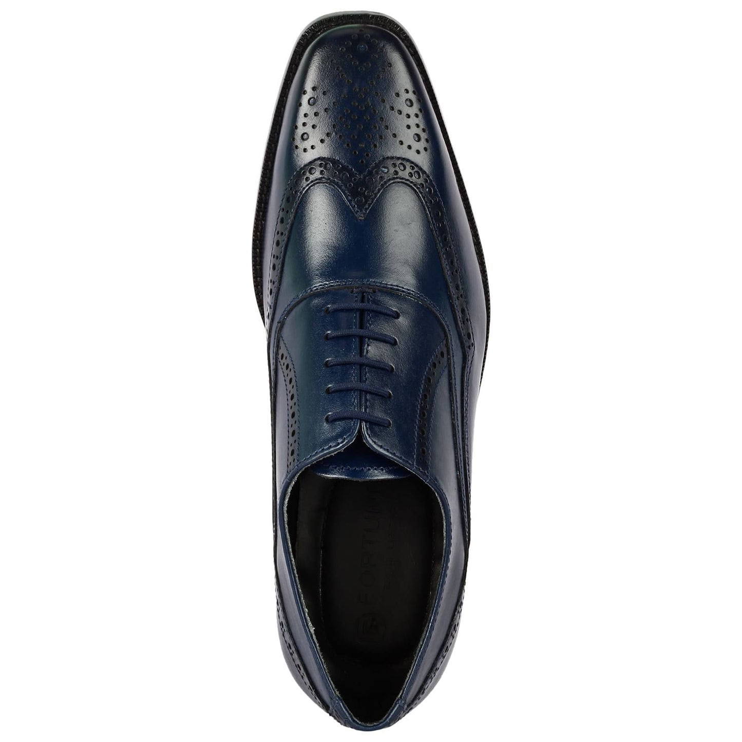 Bubble Leather Oxford Style Dress Shoes