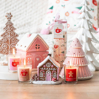 Pink Christmas Tree Oil Burner