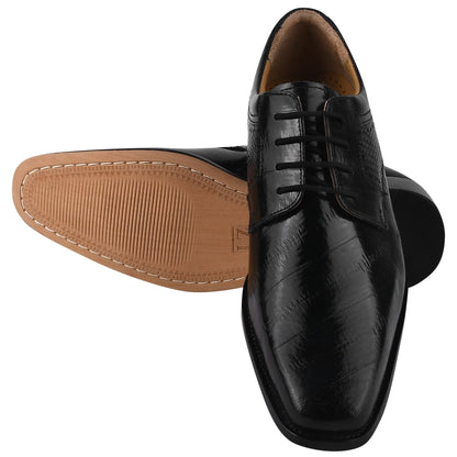 Donald Genuine Leather Oxford Style Tread Design Dress Shoes