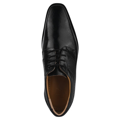 Donald Genuine Leather Oxford Style Tread Design Dress Shoes