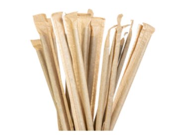 Earth Straws - Disposable Straws - Cocktail, Boba, Jumbo, Standard - TUV+BPI Certified