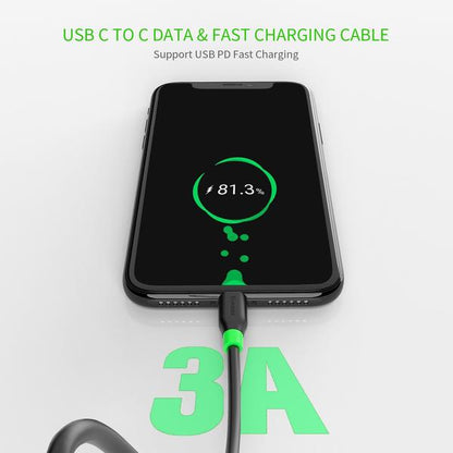 Thunderbolt 3FT USB C To C Fast Charging Cable