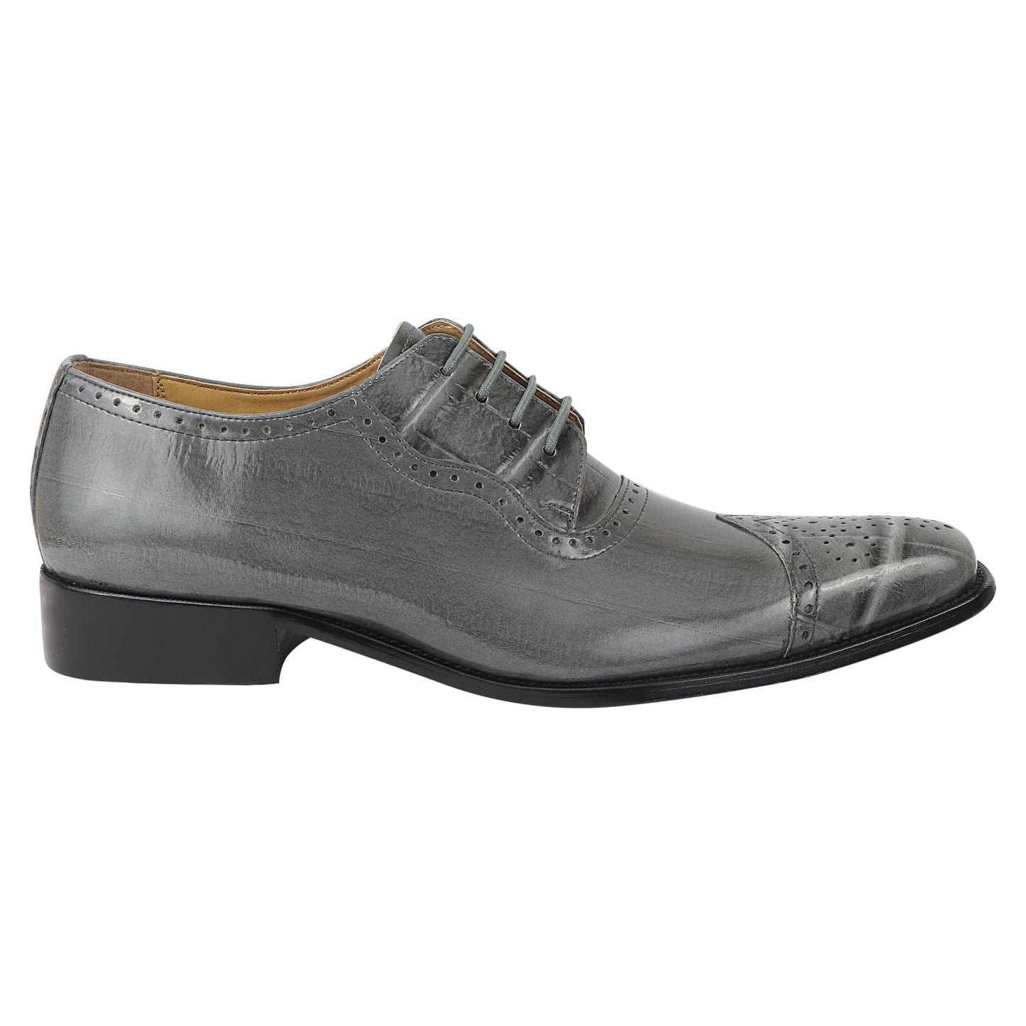 Henley Genuine Leather Oxford Style Brogue Dress Shoes