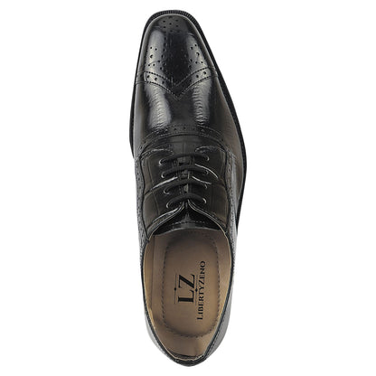 Henley Genuine Leather Oxford Style Brogue Dress Shoes