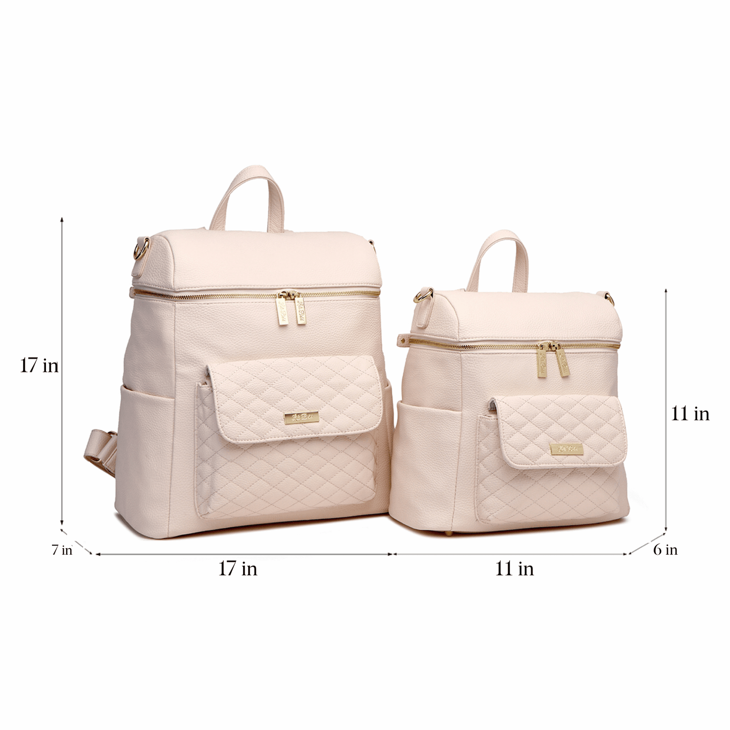 Petit Monaco Diaper Bag | Pastel Pink