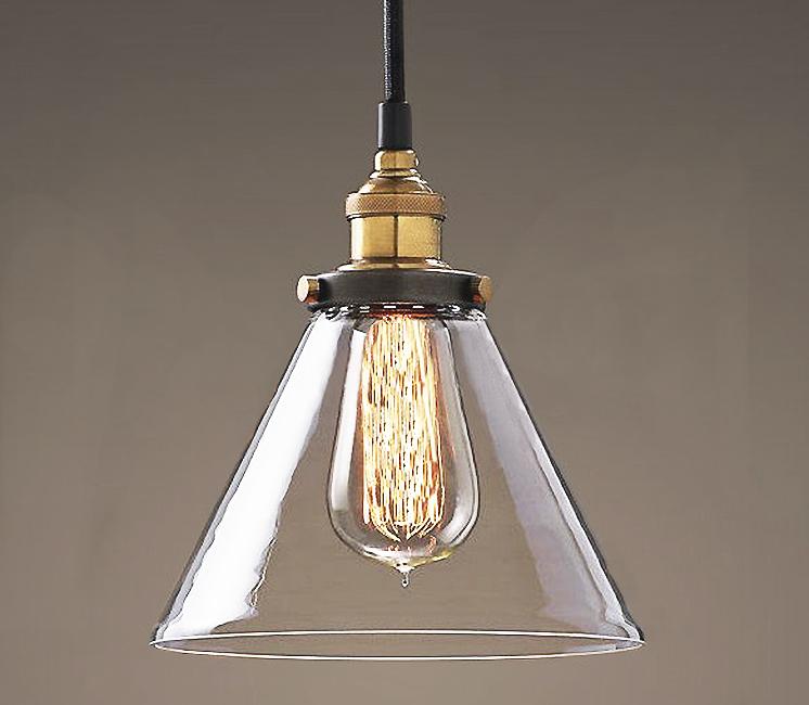 Leona Adjustable Cord Glass Edison Lamp 8-Inch