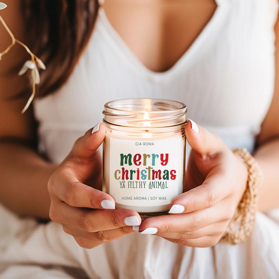 Merry Christmas Candle