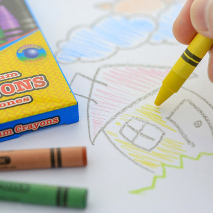 8 Color Washable Premium Jumbo Crayons