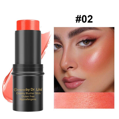 Compact Blush Stain Stick for Cheeks, Lips, Eyes