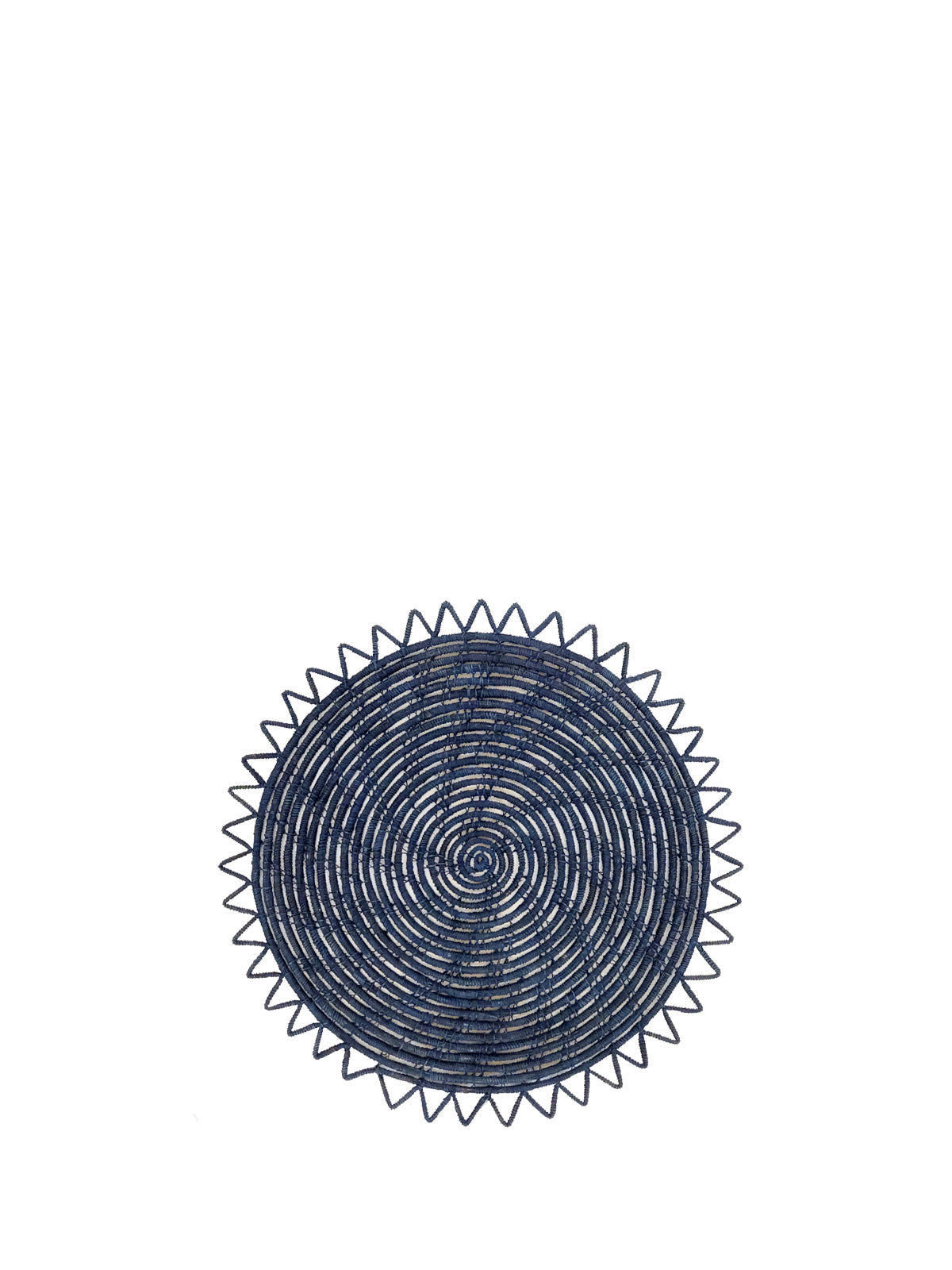 Surya Woven Palm Fiber Placemat - Indigo Blue (Set of 2)