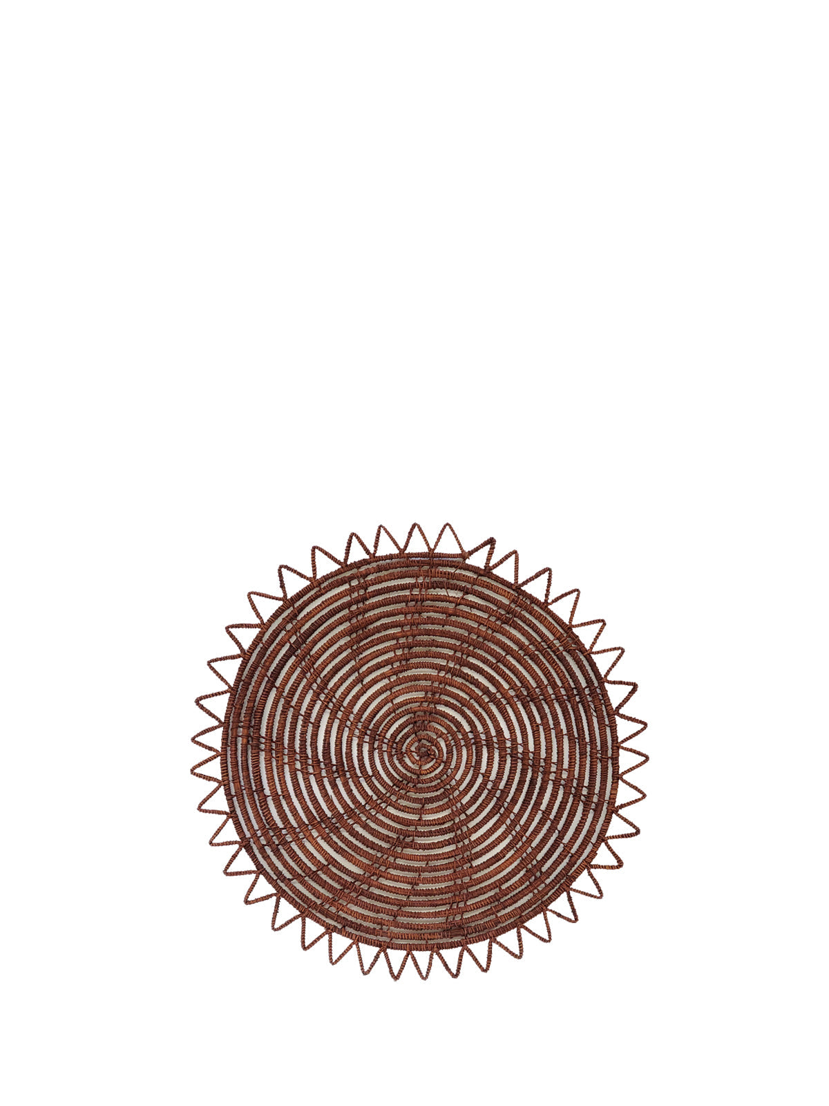 Surya Woven Palm Fiber Placemat - Brown (Set of 2)