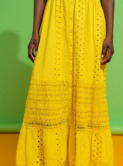 SMF: Embroidered long dress