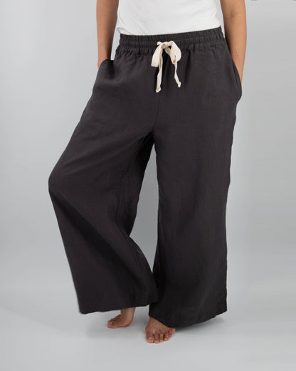 Ava Wide Leg Linen Pant