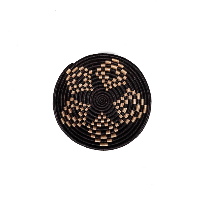 Bariku - Black &amp; Tea Woven Bowls