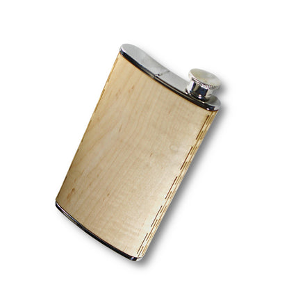 4 oz. Wooden Cigar Flask