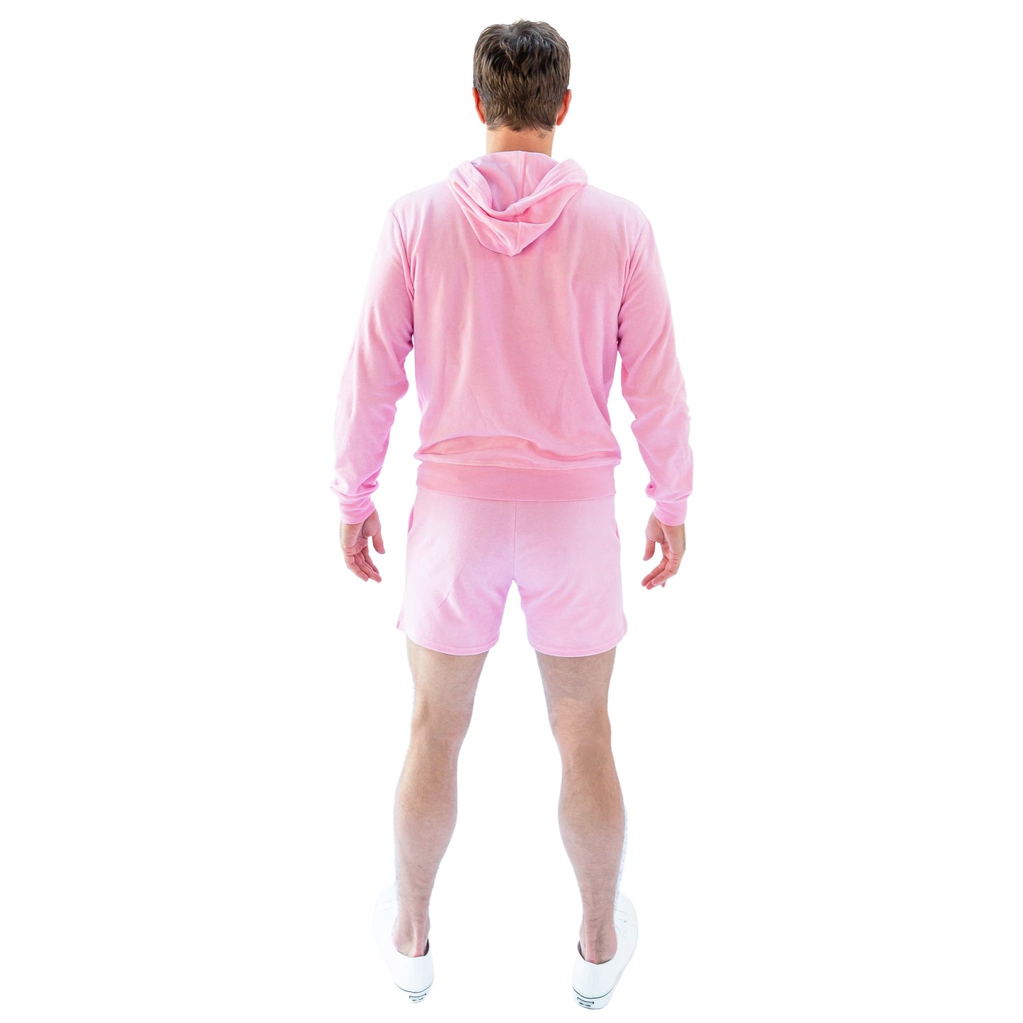 Men's Andy Cohen Pink Terry Shorts