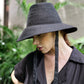 MEG Jute Straw Hat, in Black