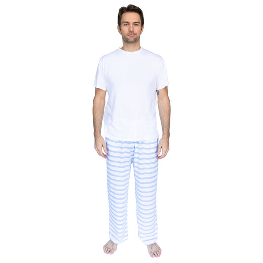 Men's Sky Blue Jersey Pajama Pant