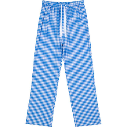 Men's Hepburn Gingham Light Blue PJ Pants