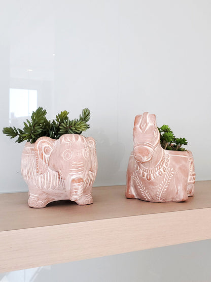 Terracotta Pot - Elephant