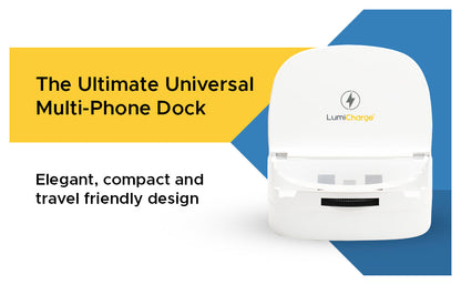 Exclusive-Lumicharge T2W Lamp -Speaker-Wireless Phone Charger & 3 in 1 Phone Dock-Combo Deal-