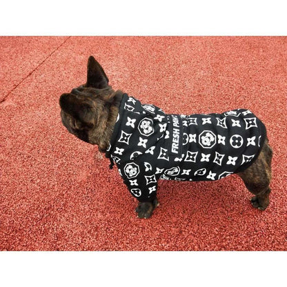 Monogram Hype Hoodie | Dog Clothing