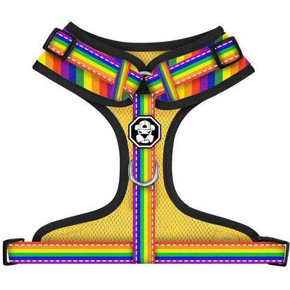 Pride Flag | Adjustable Mesh Harness