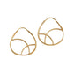 Geometric Gold Hoop Earrings