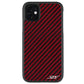 iPhone 11 Red Carbon Fiber Phone Case | CLASSIC Series