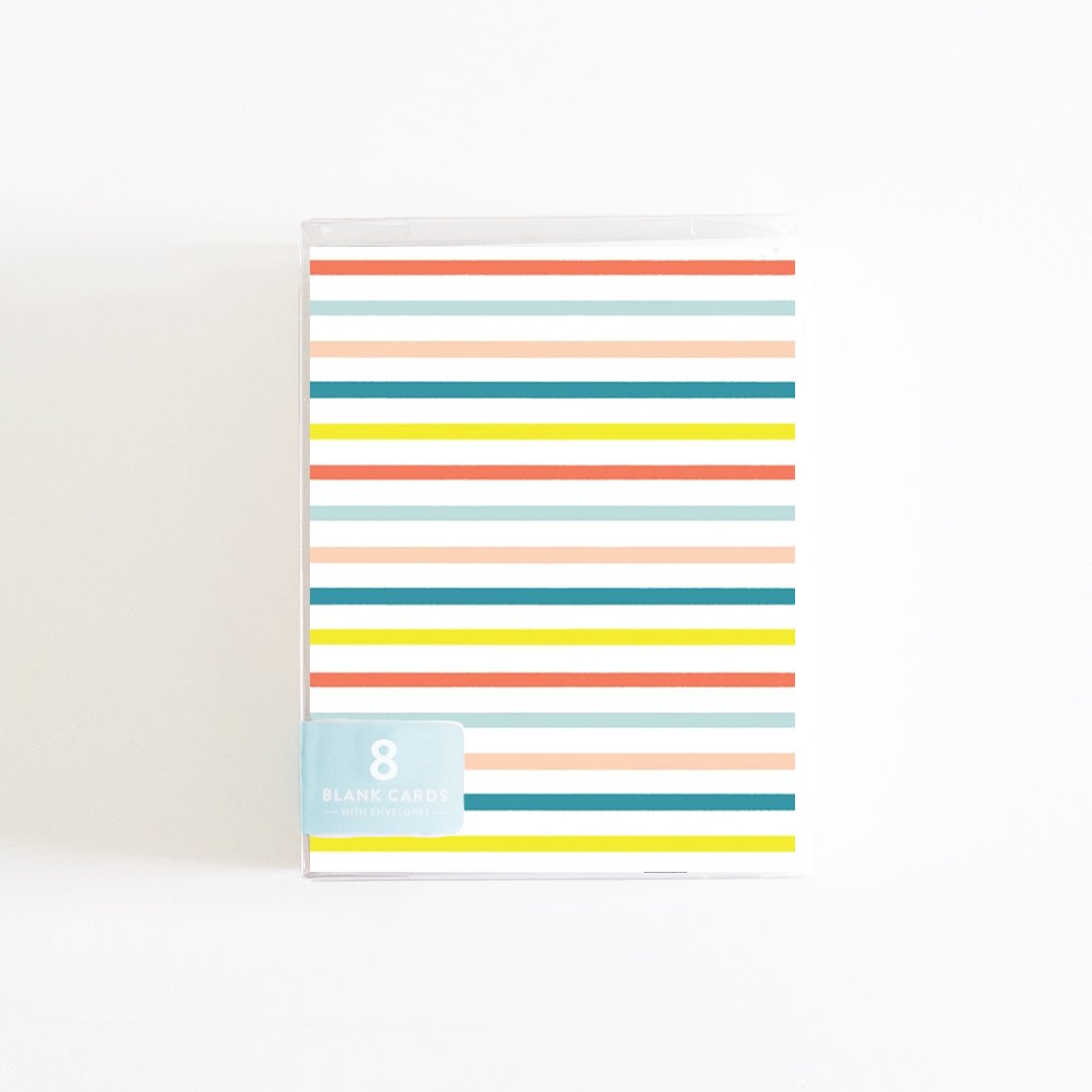 Colorful Stripes Boxed Set of 8 Cards