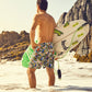 Sustainable Surf Tropical 17" Boardshorts Made From Recycled PET Bottles