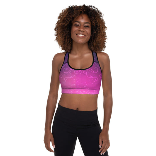 Meteor Shower Padded Sports Bra - Sonia Pop Up