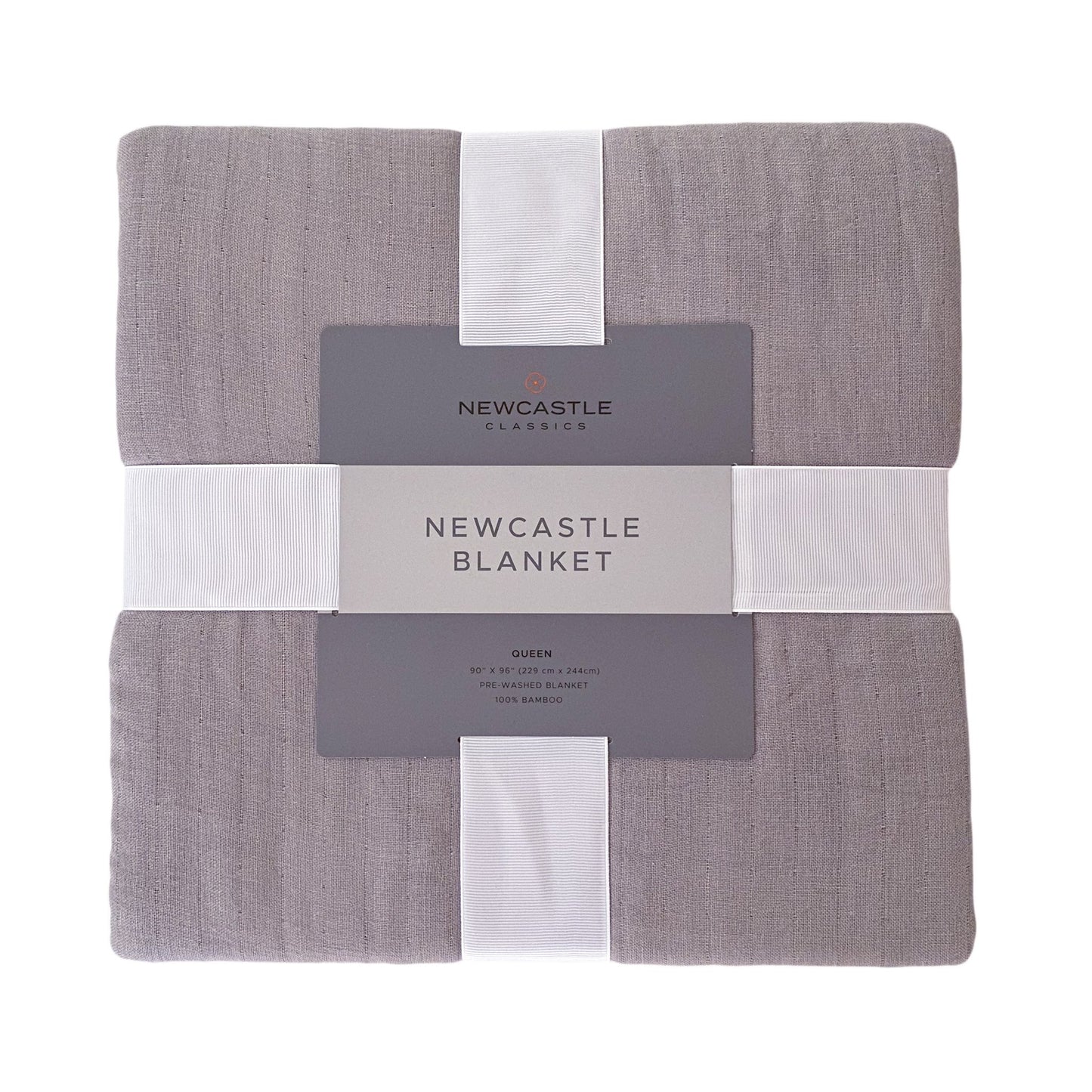Newcastle Grey Oversized Twin Bamboo Bed Blanket