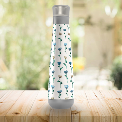 Colorful Ink Flower Water Bottle