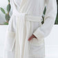 Women's Turkish Cotton Terry Cloth Kimono Robe